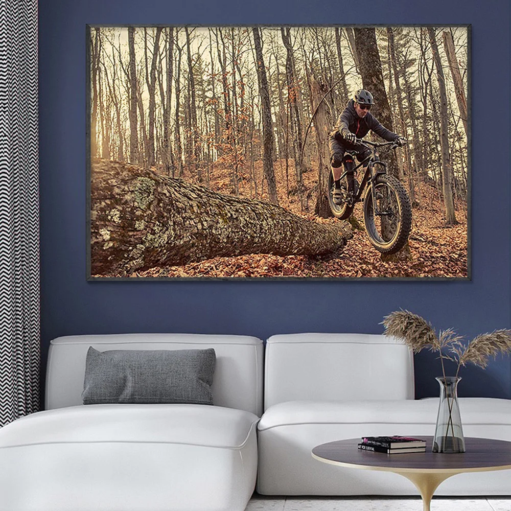 Mountain Biking Movies - SP082 Póster de pared de tela