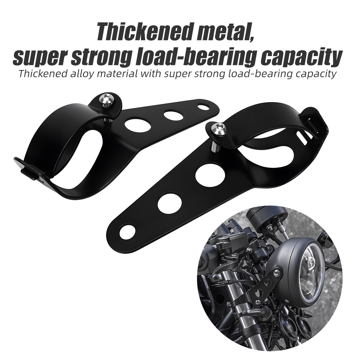 Mountain Biking Extreme - Soporte Universal para Faro de Motocicleta,