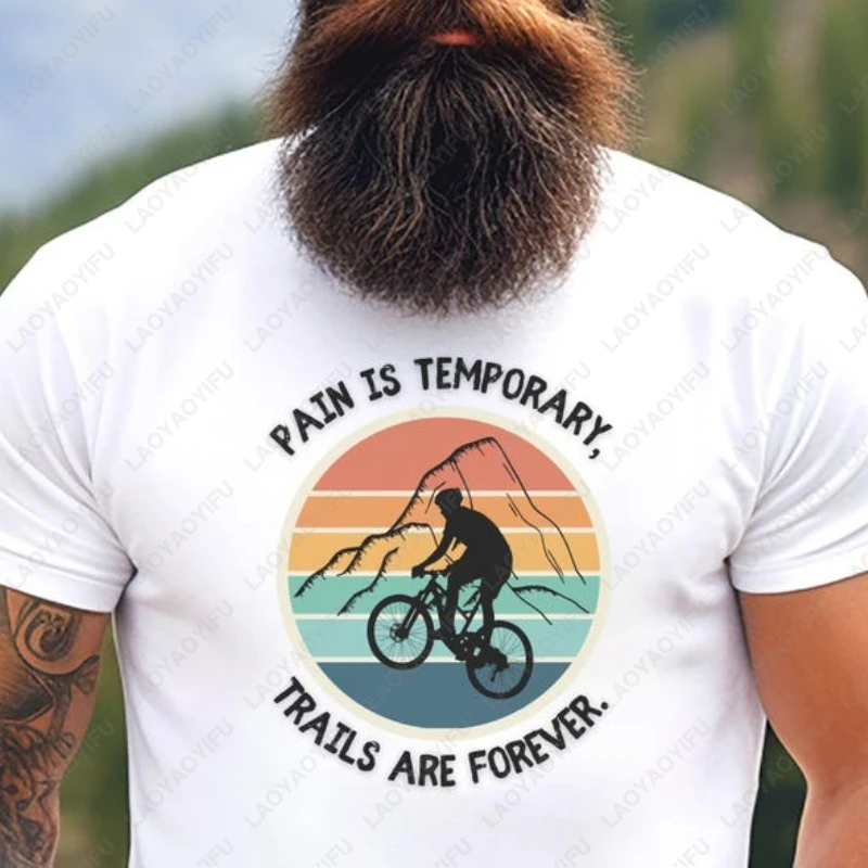 Mountain Biking Extreme - Camiseta de algodón de alta calidad