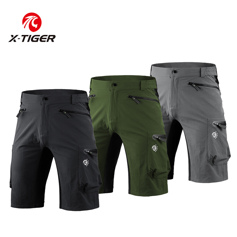 Mountain Biking Overalls - X-TIGER pantalones cortos de ciclismo para