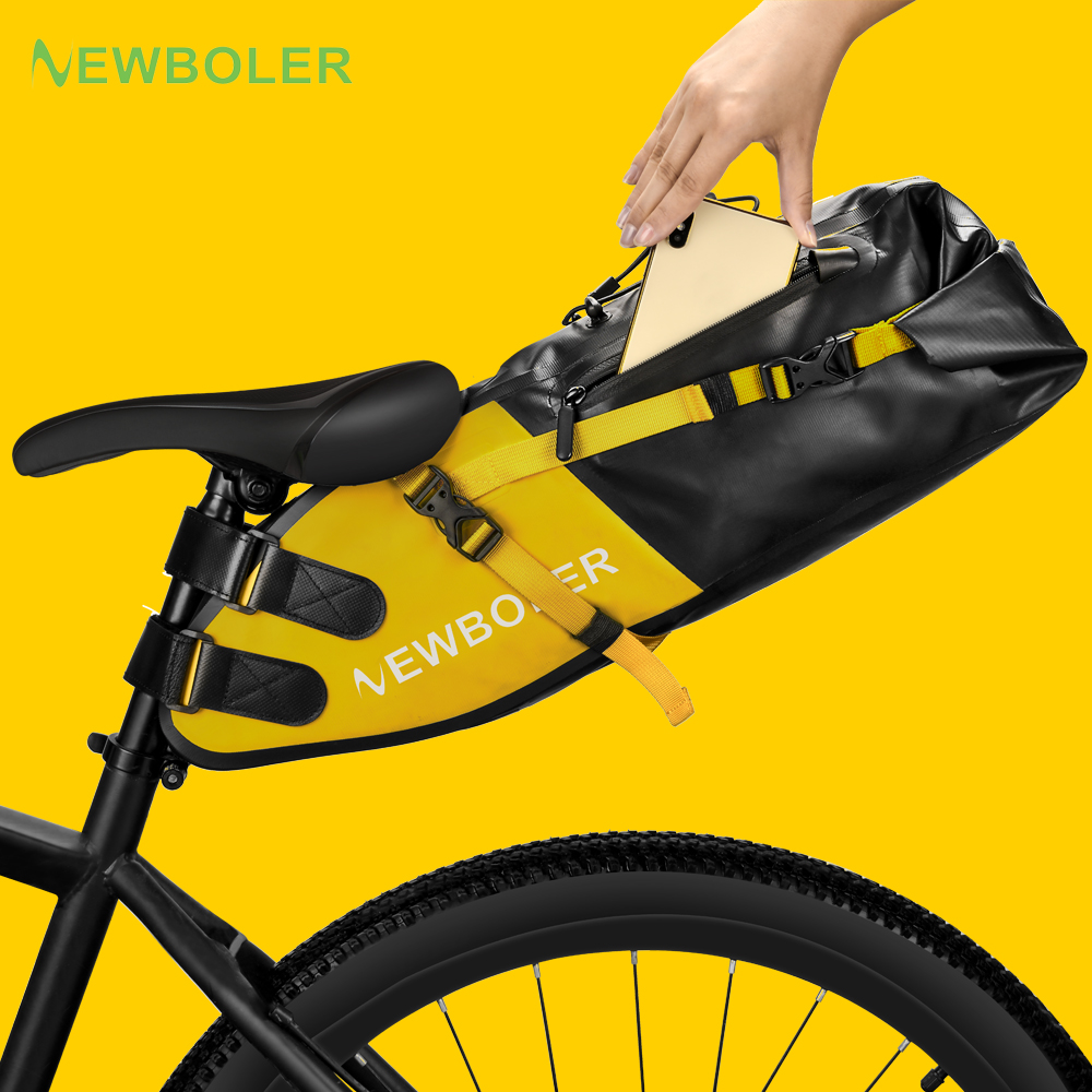 Mountain Biking Waist Pack - NEWBOLER-bolsa para bicicleta impermeable de 13L,