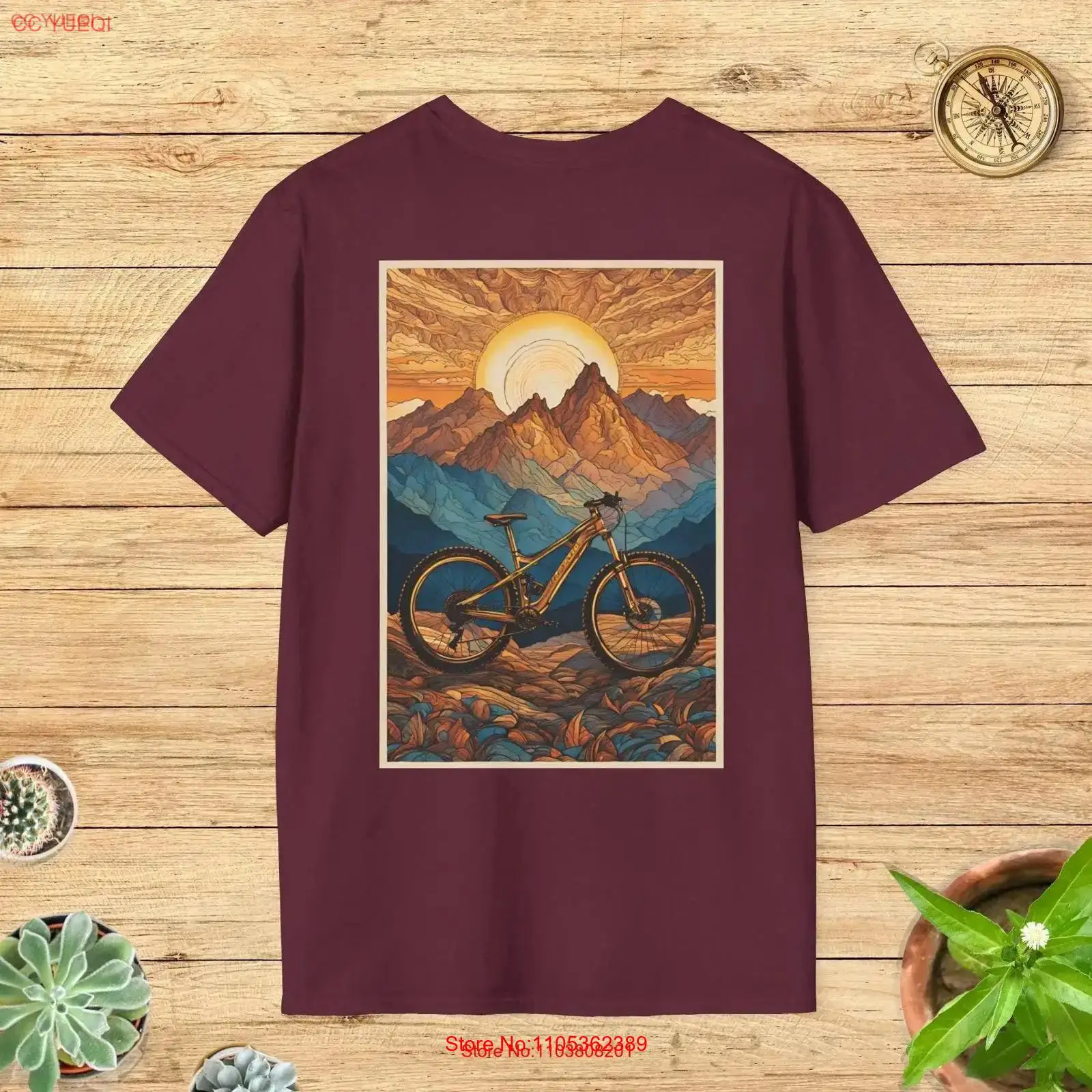 Mountain Biking Extreme - Camiseta artística de ciclismo de montaña