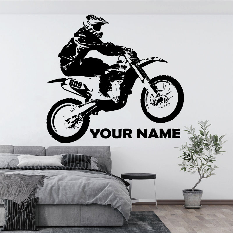 Mountain Biking Extreme - Regalos para niños, nombre personalizable, motocicleta