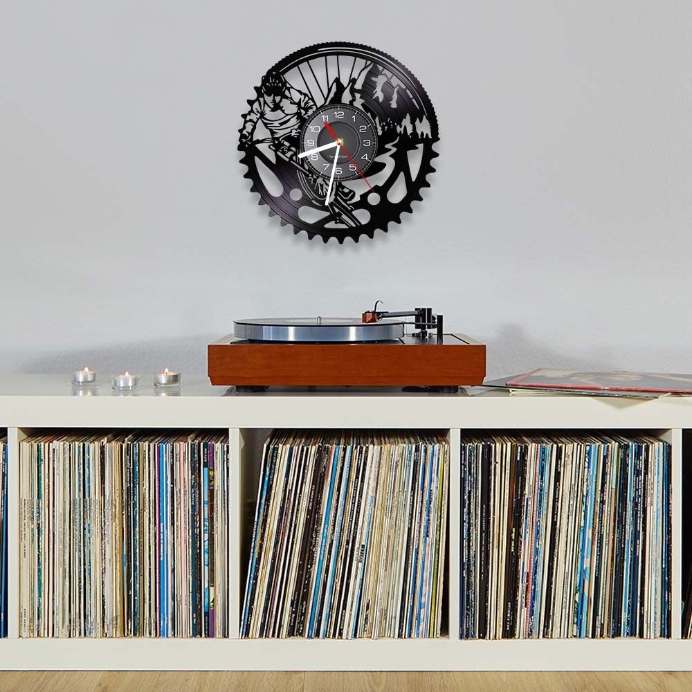 Reloj de pared de disco de vin - Mountain Biking Extreme reseña y precio
