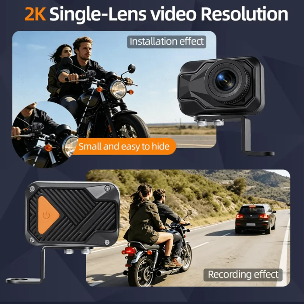 Cámara DVR para Motocicleta 2K - Mountain Biking App reseña y precio