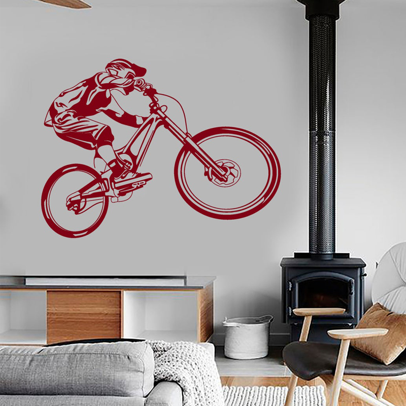 Calcomanía de vinilo de pared  - Mountain Biking Extreme reseña y precio