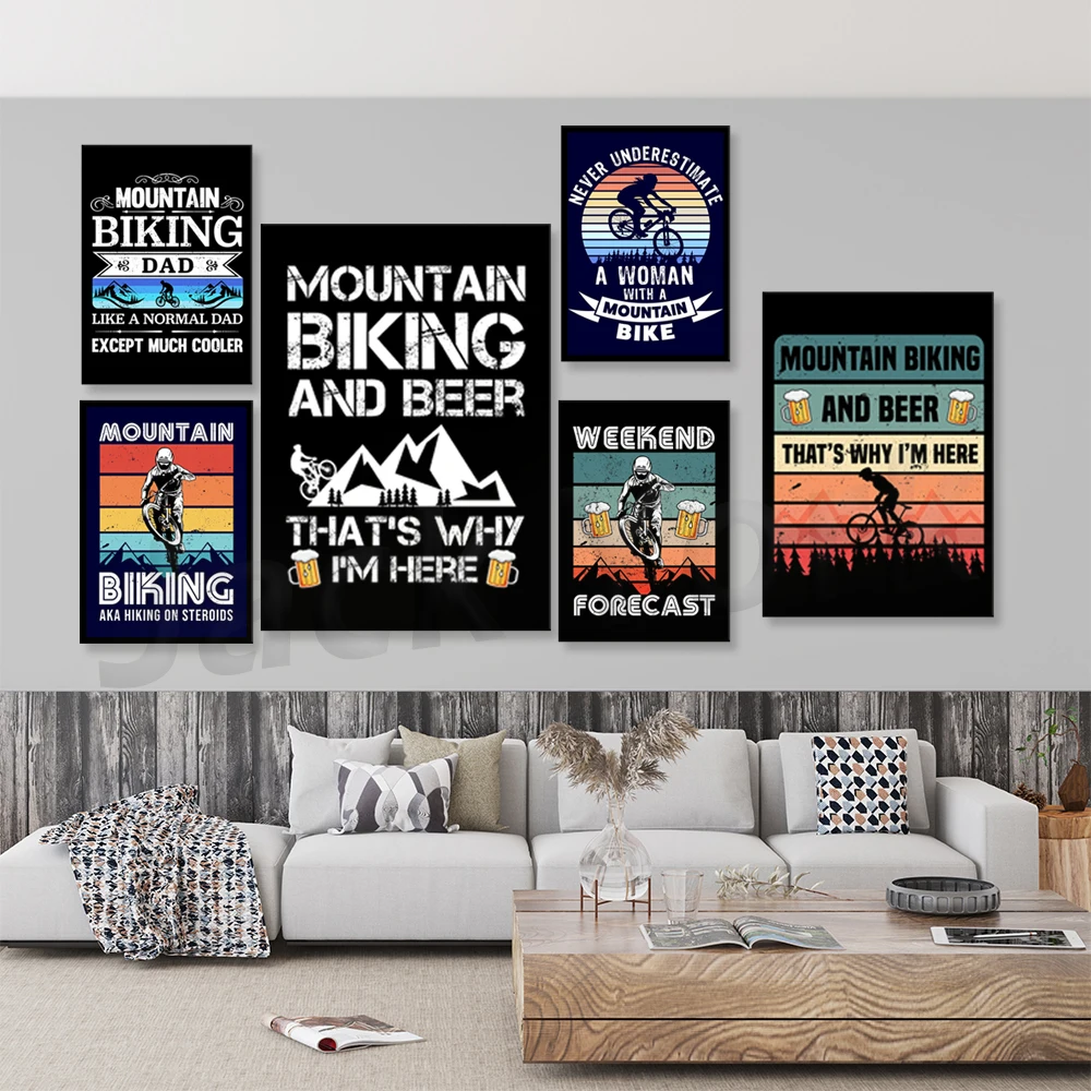 Go-pintura en lienzo con impre - Mountain Biking Extreme reseña y precio