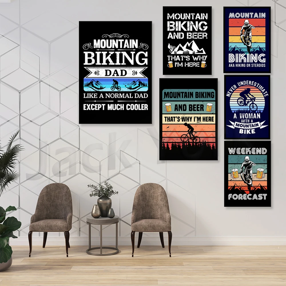 Go-pintura en lienzo con impre - Mountain Biking Extreme reseña y precio