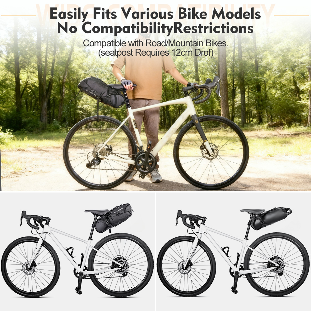 NEWBOLER-soporte para bolsa de - Mountain Biking Waist Pack reseña y precio