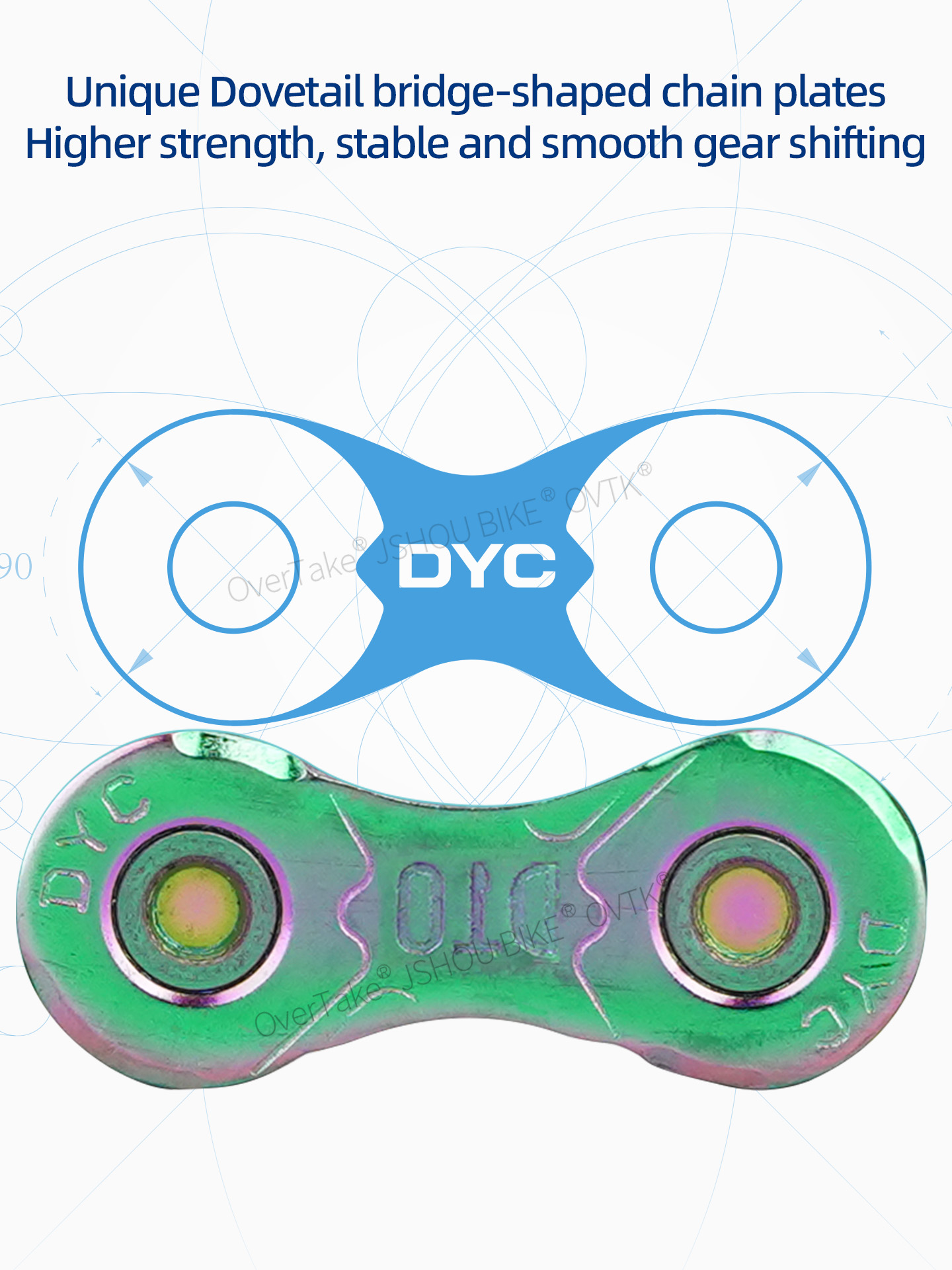 DYC-cadenas de bicicleta de mo - Mountain Biking Competition reseña y precio