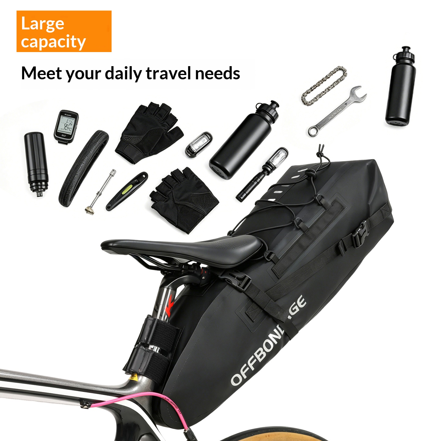Bolsa trasera impermeable para - Mountain Biking Waist Pack reseña y precio
